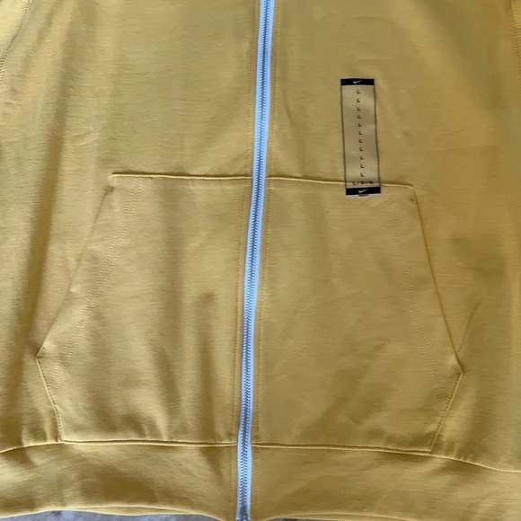 Nike Hoodie, yellow , unisex , full zip - Picture 4 of 7